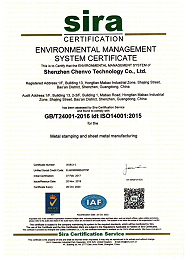 誠(chéng)瑞豐14001體系英文證書